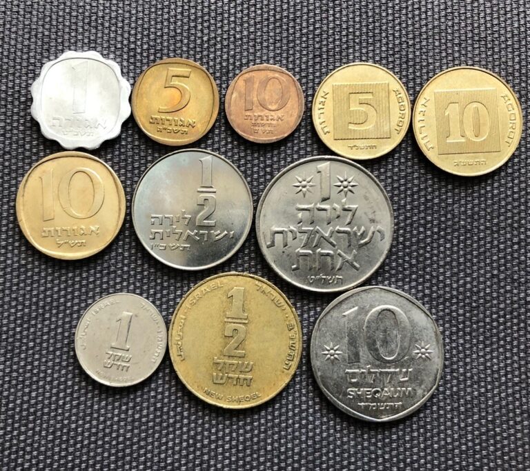Read more about the article Israel 🇮🇱 Lot Of 11  World Foreign Coins