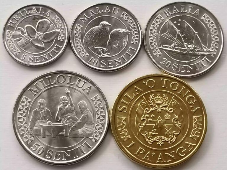 Read more about the article UNC Tonga 2015 Coins 5/Set