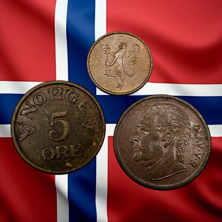 Read more about the article Lot of 3 Different Norway 5 Ore Coins – Combined Ship