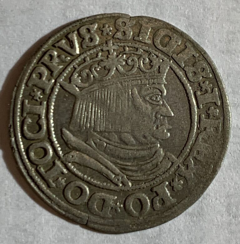 Read more about the article POLAND 1532 SIGISMUND I GROSCHEN SILVER COIN VF-EF