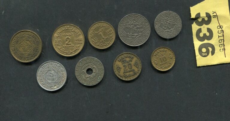Read more about the article Set of  9 coins of     Morocco