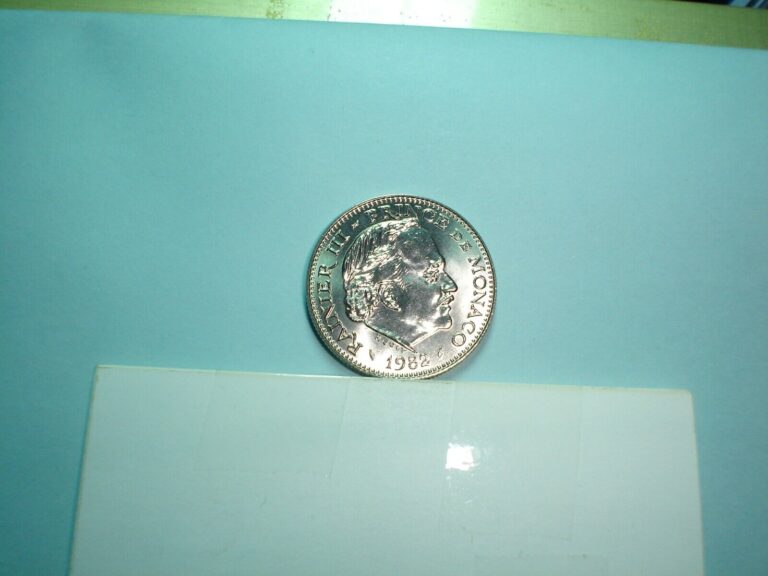 Read more about the article World Coin – Prince Rainier Monaco 1982 unc.