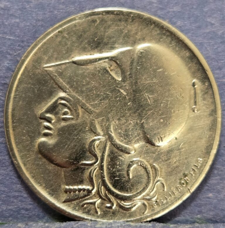 Read more about the article GREECE 50 LEPTA-VERY GOOD CONDITION-99 YEARS OLD-1926 COIN–QUITE IMPRESSIVE!!