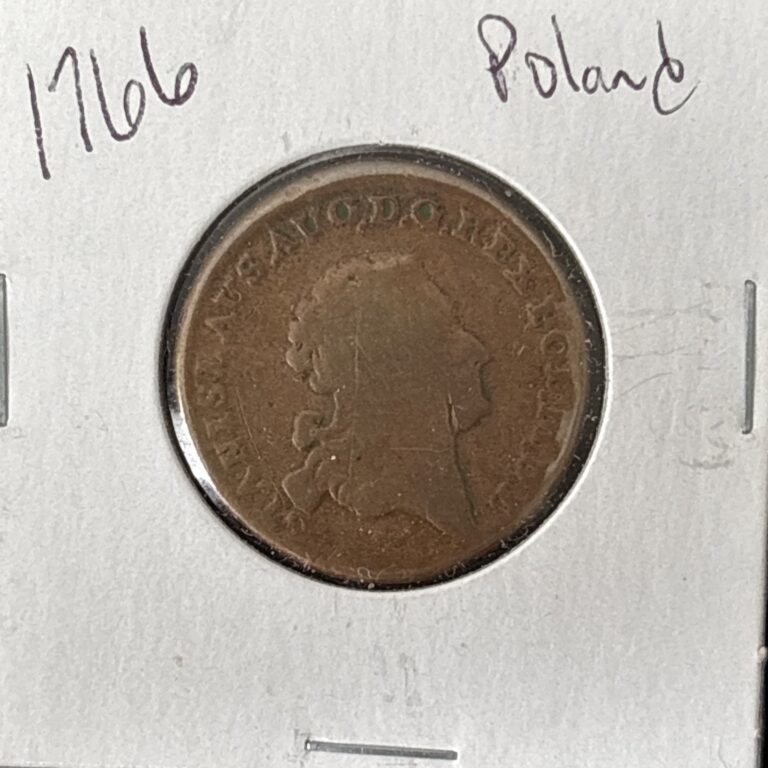Read more about the article 1766 3 Grosze Poland Stanislaus Augustus Coin