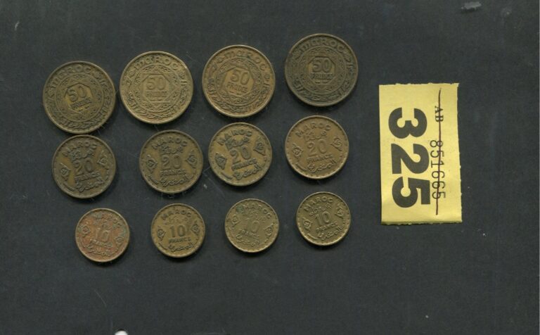 Read more about the article Set of  12  coins of     Morocco