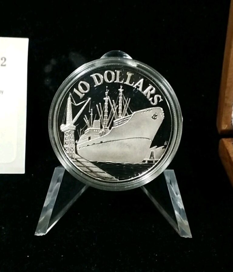 Read more about the article 1976 Singapore $10 Silver Ship PROOF Coin in Original Box w/ COA
