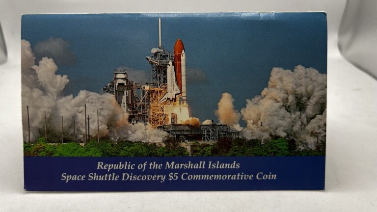 Read more about the article Republic of Marshall Islands Space Shuttle Discovery $5 Coin