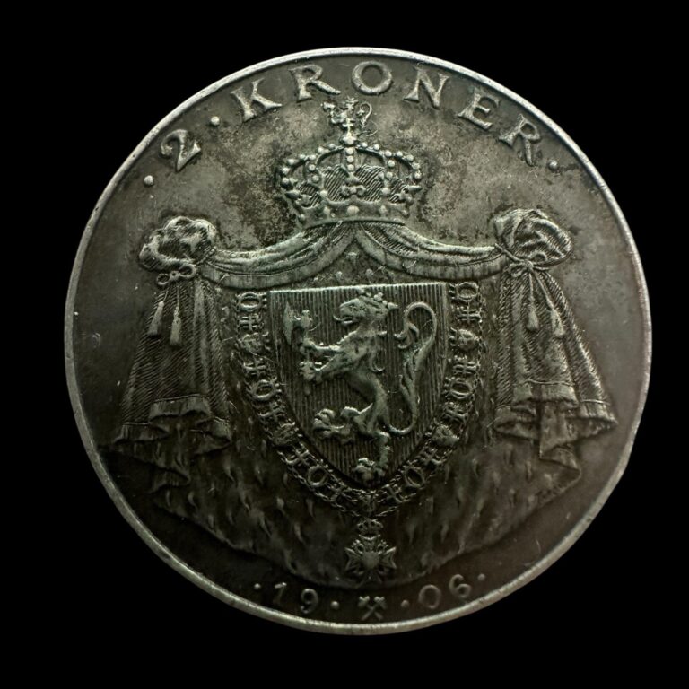 Read more about the article Norway 2 Kroner 1906 Silver Coin – Independence – Bargain Rim Nick