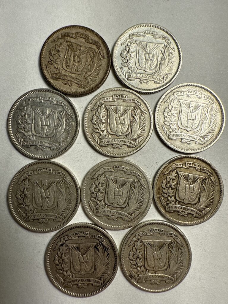 Read more about the article ONE-DOMINICAN REPUBLIC 10 CENTAVOS SILVER COIN Selected At RANDOM.