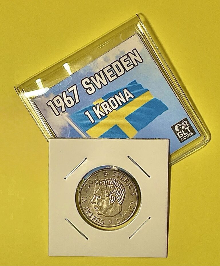Read more about the article 🇸🇪 1967 Sweden 1 Krona Silver Coin Gustaf VI – Nordic History and Silver Value!