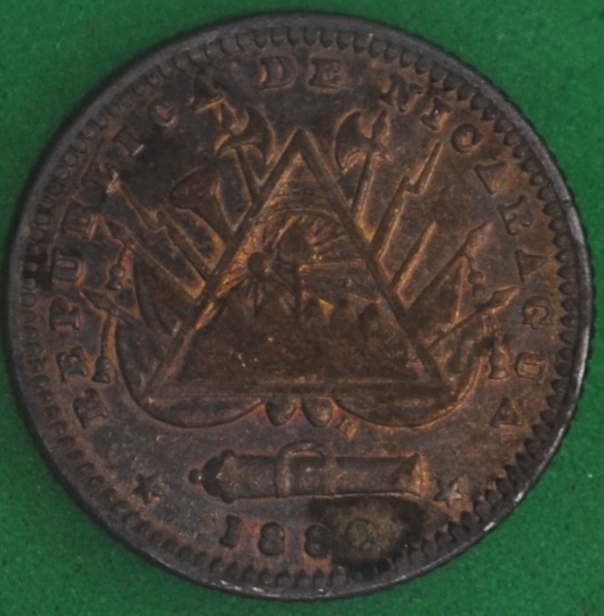 Read more about the article 1880 Nicaragua 10 Centavos VF