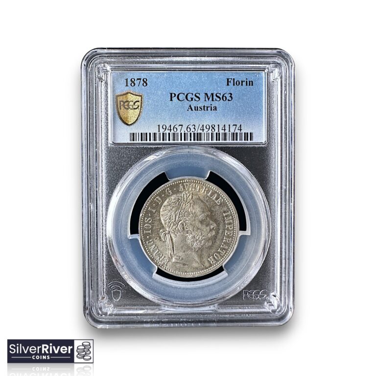 Read more about the article 1878 Austria Silver 1 Florin (*Certified MS63 by PCGS*)