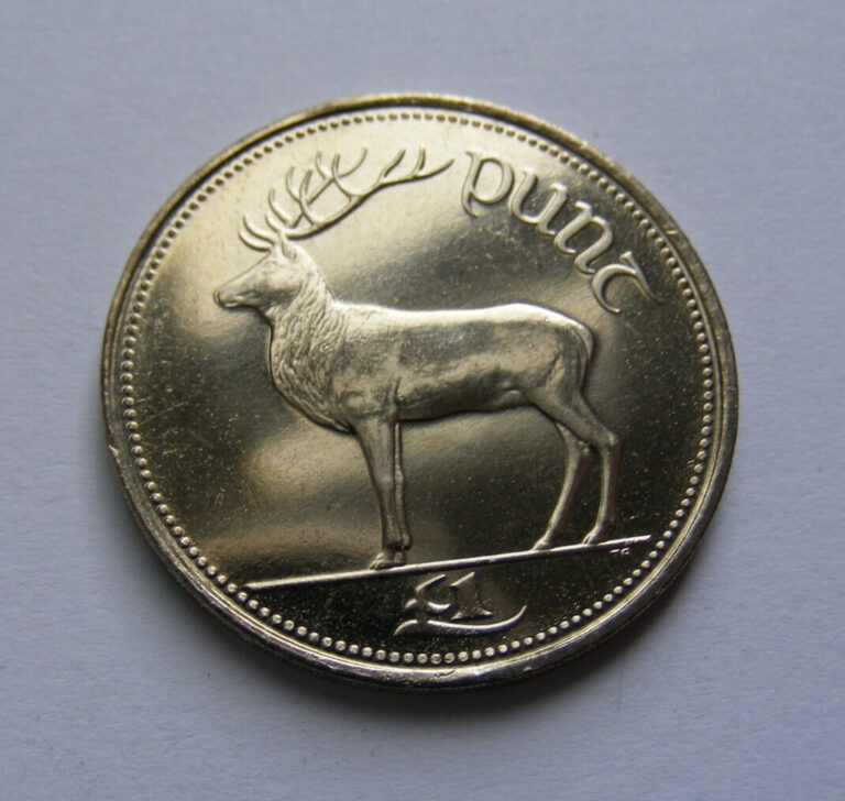 Read more about the article 2000 Irish One Pound Coin High Grade From Mint Bag Ireland £1 Last Year Issued