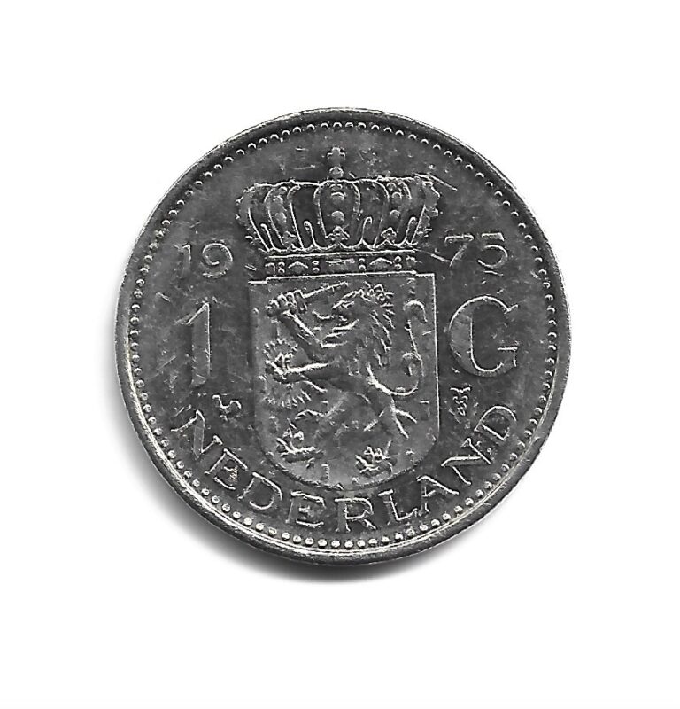 Read more about the article World Coins – Netherlands 1 Gulden 1975 Coin KM# 184a