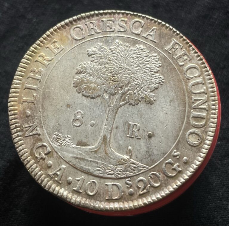 Read more about the article 8 Reales 1847 Centro América   Guatemala   Silver Coins AU-UNC ( GENUINE)