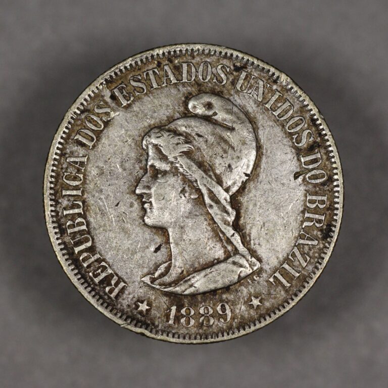 Read more about the article 1889 Brazil Silver 500 Reis