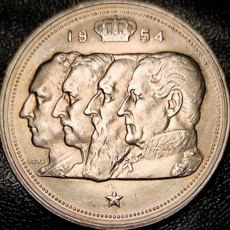 Read more about the article Belgium – 100 Francs 1954 – .835 Silver KM#138