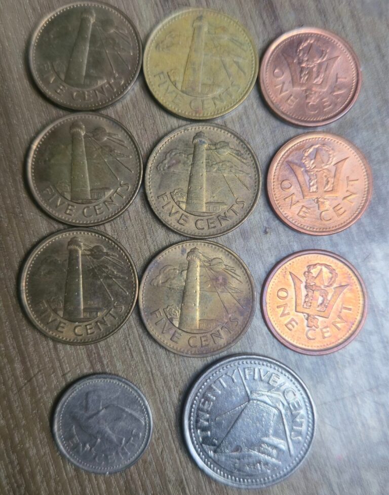 Read more about the article Barbados coins 11pcs