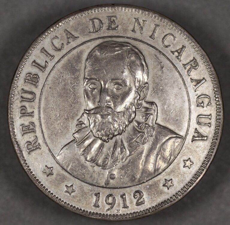 Read more about the article 1912 H Nicaragua Silver 1 Cordoba