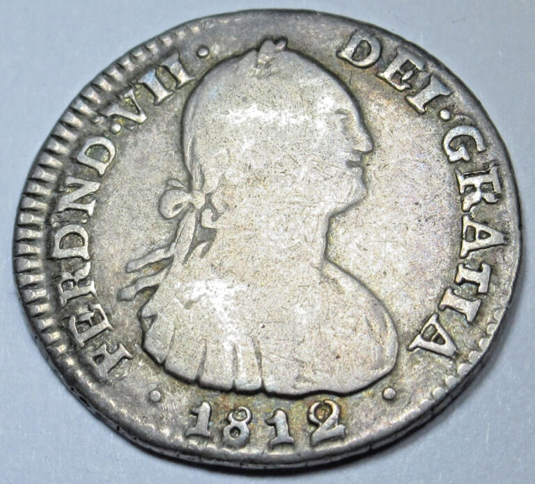 Read more about the article 1812 NR-JF Colombia Silver 1 Reales Antique Rare Spanish Colonial 1800’s Coin