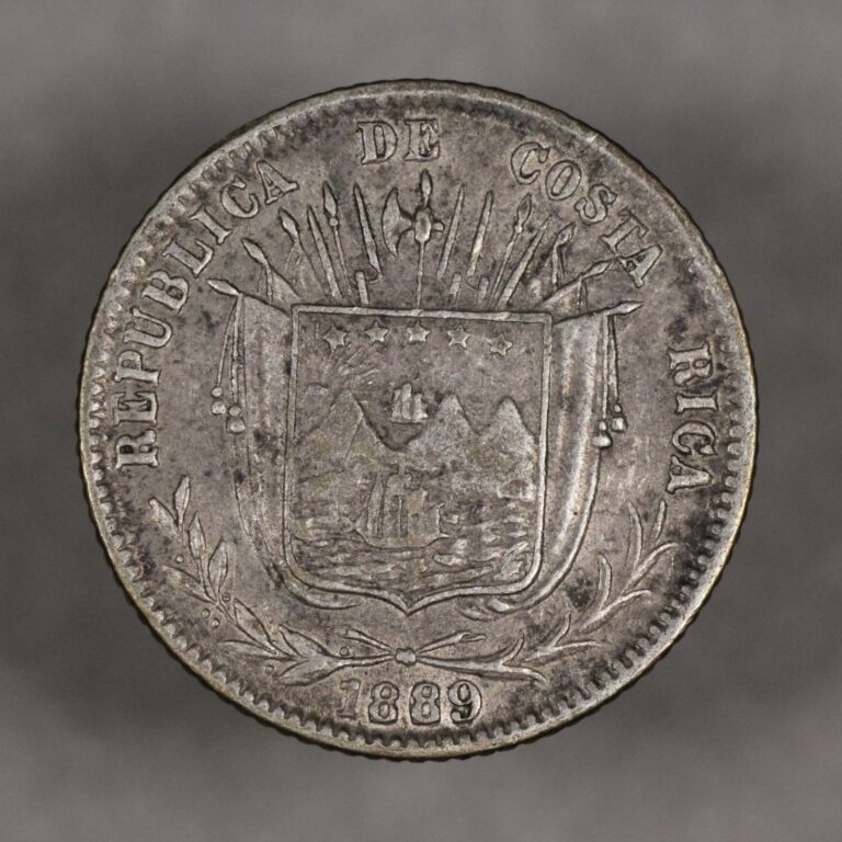 Read more about the article 1889 Costa Rica Silver 10 Centavos