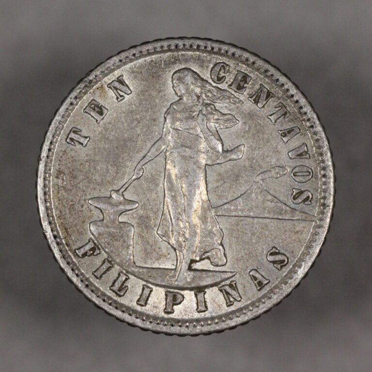 Read more about the article 1903 U.S. Philippines Silver 10 Centavos