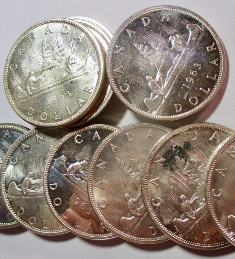 Read more about the article CANADA SILVER DOLLARS 50 CENTS BELOW MELT/ALMOST GONE/MELTS@$23.61/BUY@ $23.11