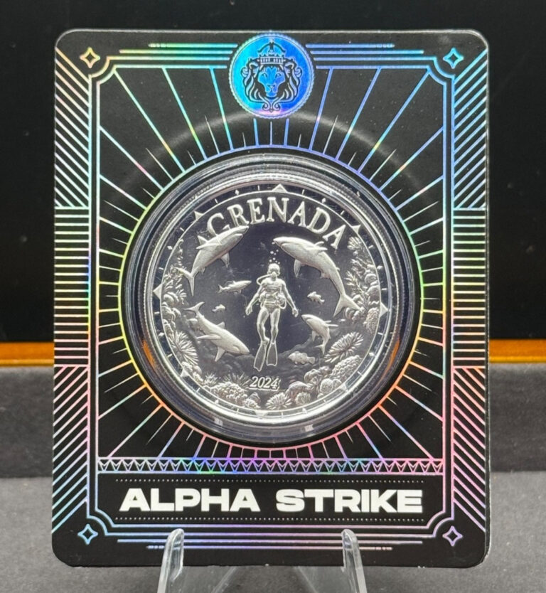 Read more about the article 2024 Grenada 1 oz Silver Coin Alpha Strike – 82 Of 249 Minted. 🔥🔥🔥🔥🔥