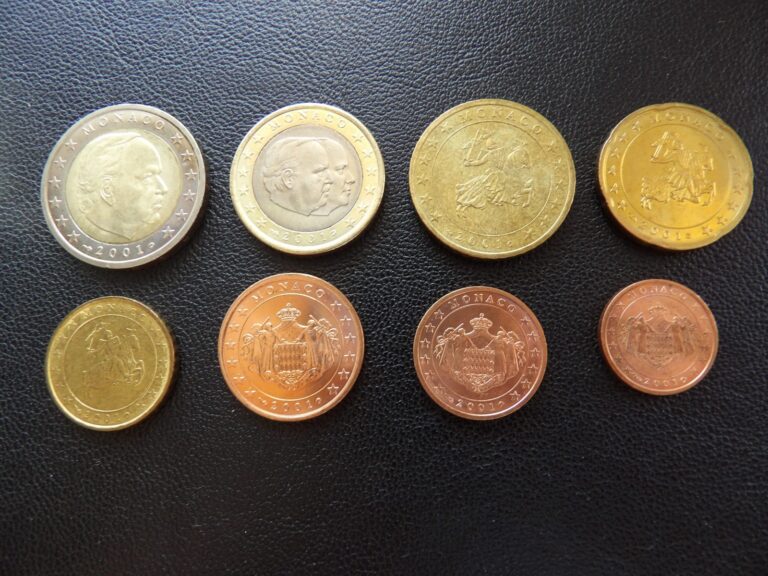 Read more about the article Monaco 2001  coin set  1 cents till 2 euro 3 88 euro  full set 8 coins