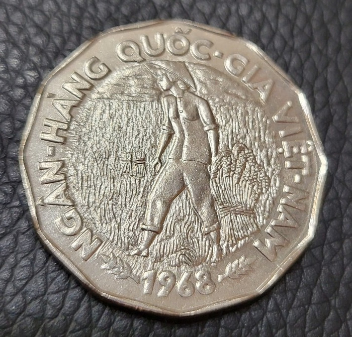 Read more about the article 1968 South Vietnam 20 Đồng Coin