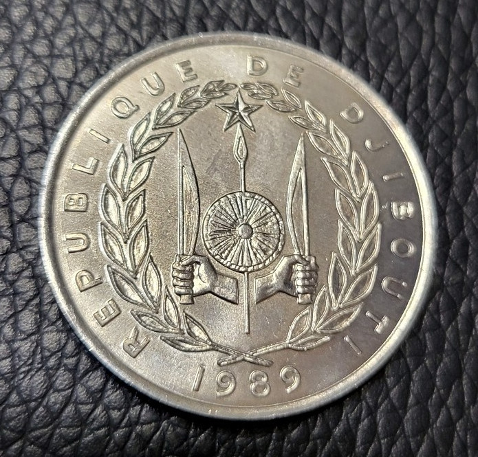 Read more about the article 1989 Djibouti 5 Francs Coin