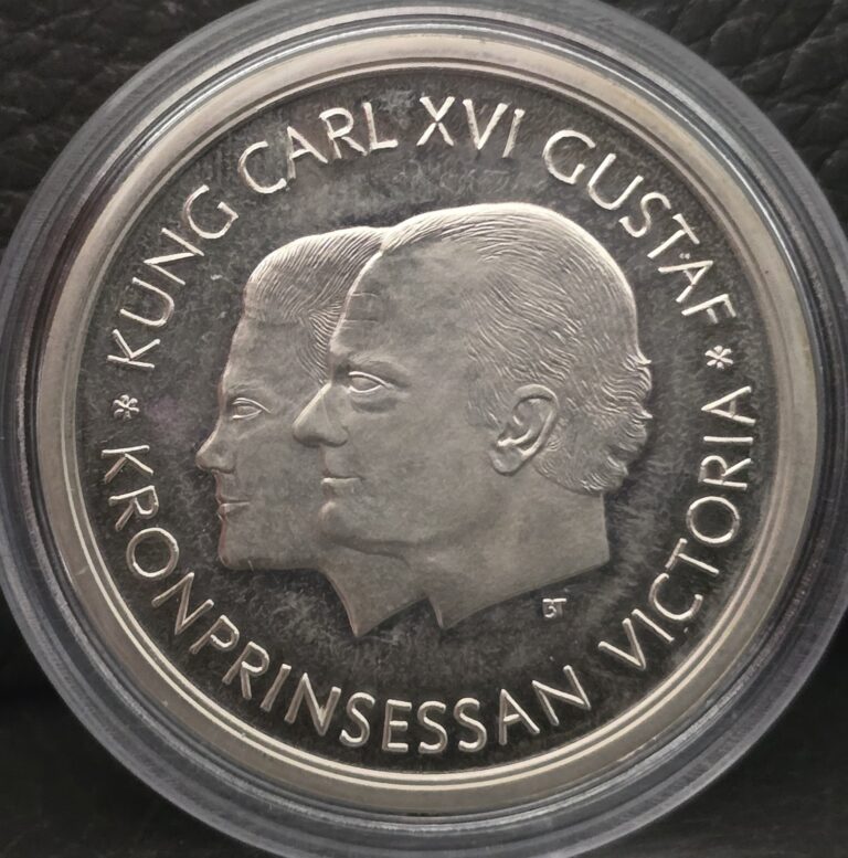 Read more about the article Sweden 1999 E-B Silver Prooflike 200 Kronor – .925 Fine/.8039 Oz ASW
