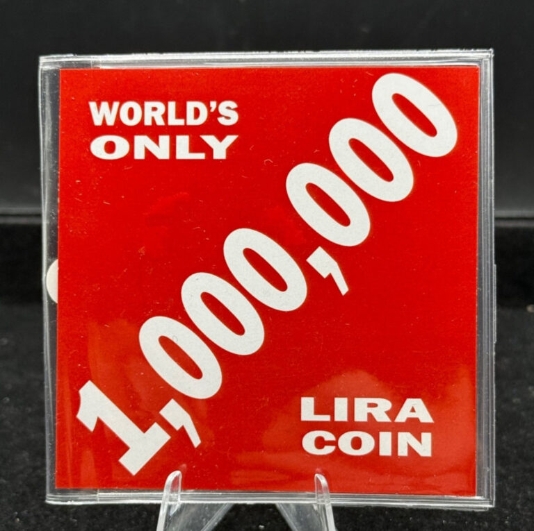 Read more about the article Turkey 1000000 Lira Coin 2002 – World’s Only 1 000 000 Lira Coin – COA Included
