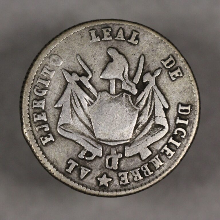 Read more about the article 1865 Bolivia Silver 1/10 Boliviano Proclamation Medal