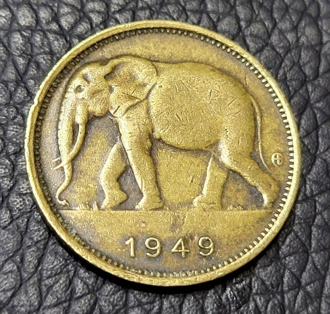 Read more about the article 1949 Belgian Congo 1 Franc Coin