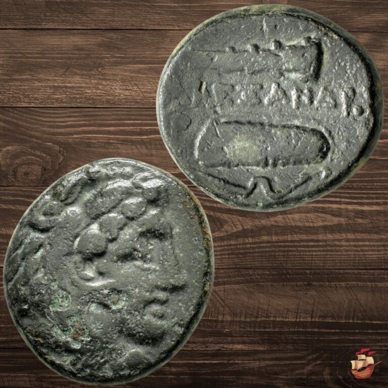Read more about the article Ancient Greek Coin – Macedon Macedonia – Alexander the Great (336-323 BC) @S43