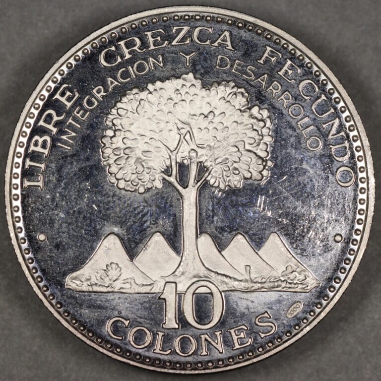 Read more about the article 1970 Costa Rica Silver 10 Colones Proof