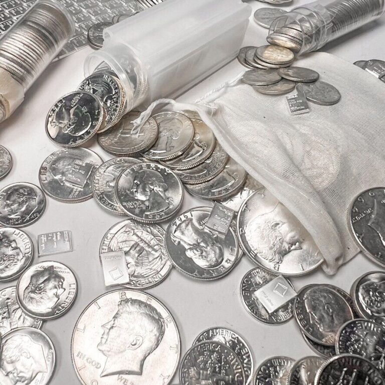 Read more about the article UNCIRCULATED (BU) SILVER COIN Hoard | 90% Silver Coins | .999 U.S. Silver