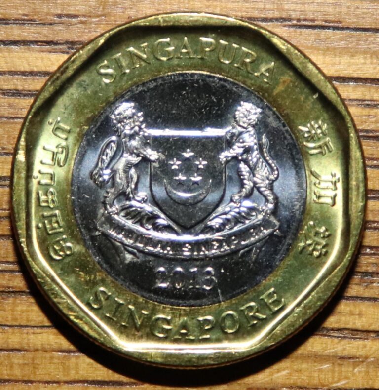 Read more about the article 2013 Singapore Bimetal Dollar Circulated Coin Pretty Coin!