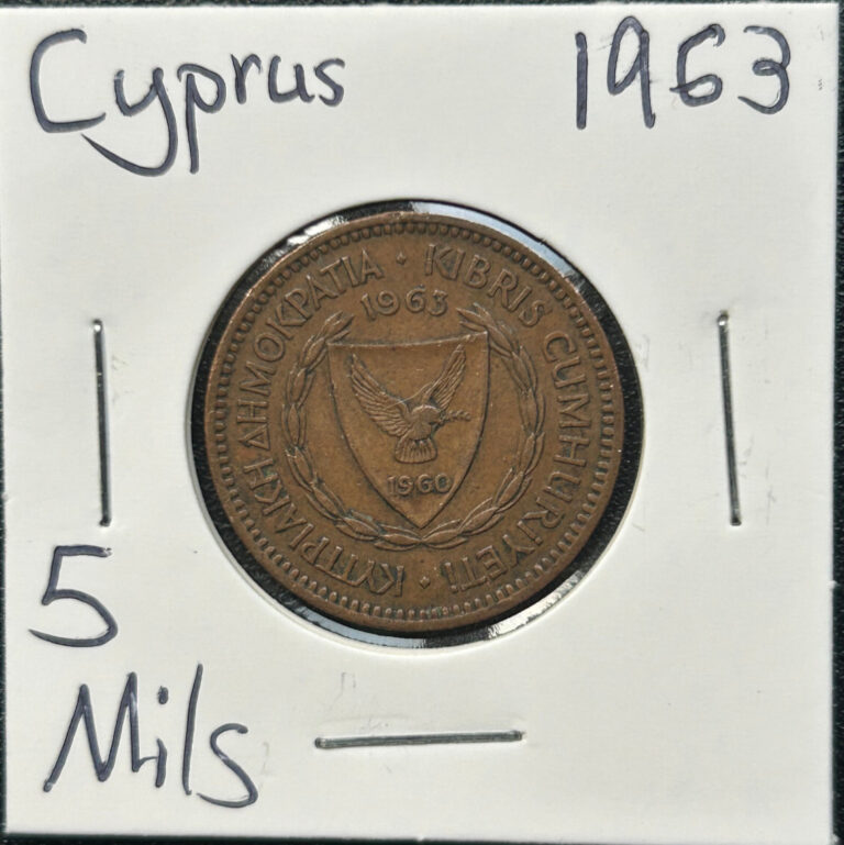 Read more about the article Cyprus 5 Mils 1963  Fine Condition || Vintage World Coins