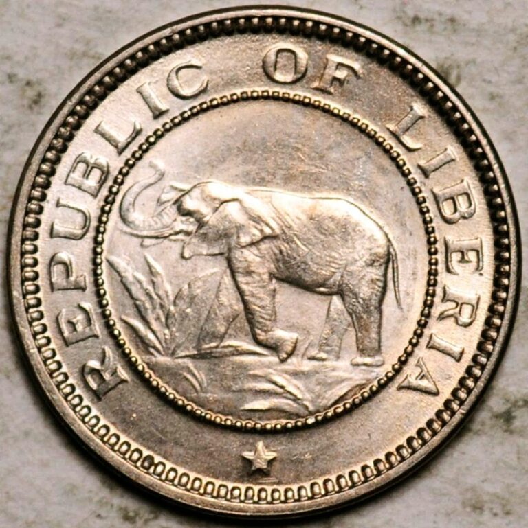 Read more about the article 1941 LIBERIA 1/2 CENT (BRILLIANT UNC)