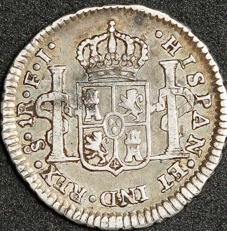 Read more about the article 1805 1 Real FJ Chile XF- Coin Low Mintage