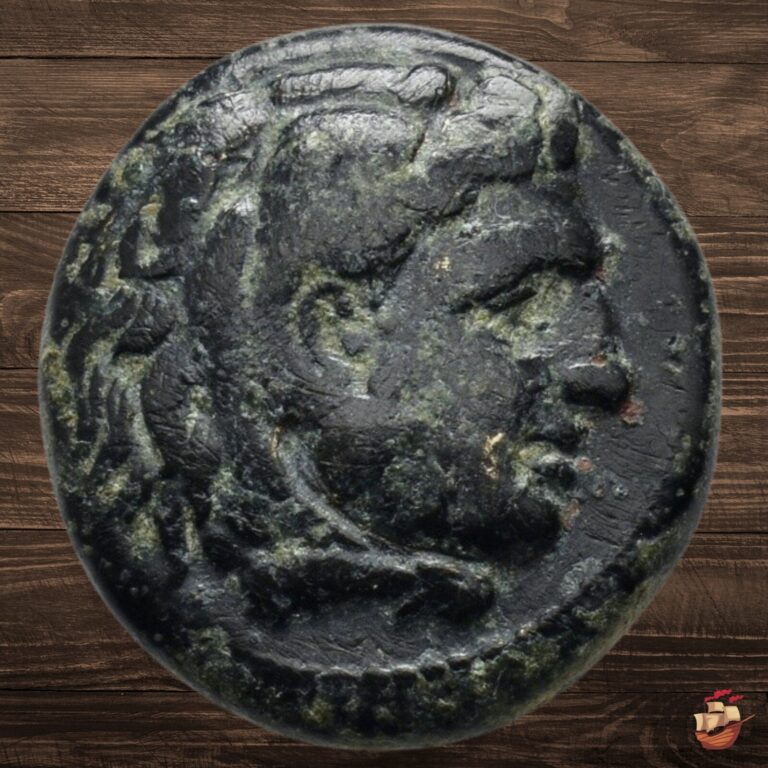 Read more about the article Ancient Greek Coin – Macedon Macedonia – Alexander the Great (336-323 BC) @z111
