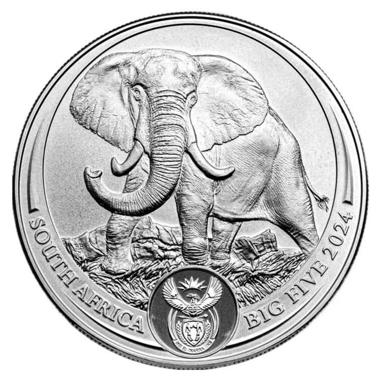 Read more about the article 2024 South Africa 1 oz Silver Big Five Elephant BU