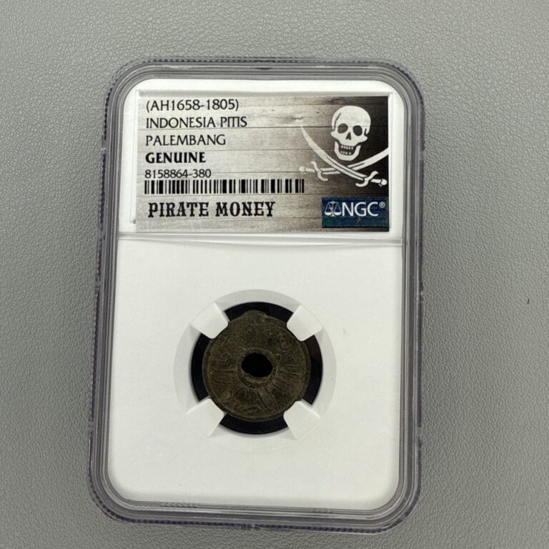 Read more about the article 1658-1805 Indonesia Pitis PIRATE MONEY Palembang NGC Genuine