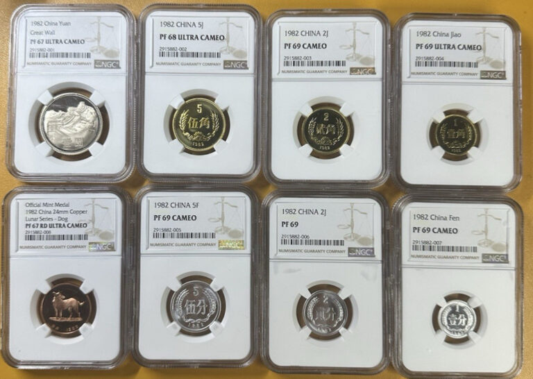Read more about the article China 1982 8 coins proof set NGC certified