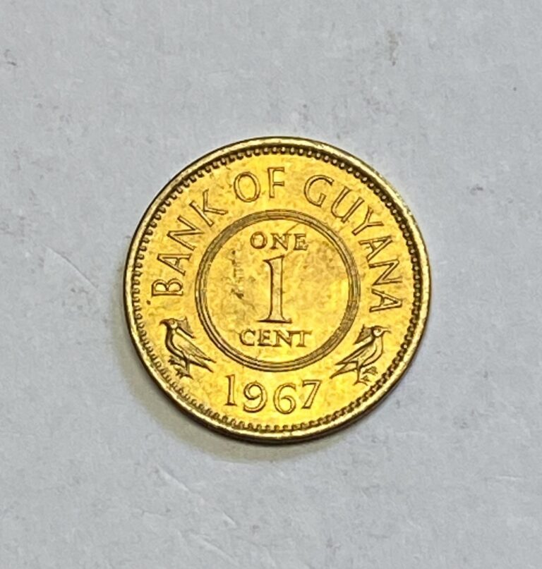 Read more about the article 1967 Guyana 1 Cent Circulated Foreign Coin  KM# 31 — Free Shipping !