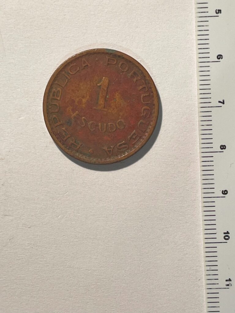 Read more about the article Cape Verde  Cabo Verde 1968 1 Escudo coin