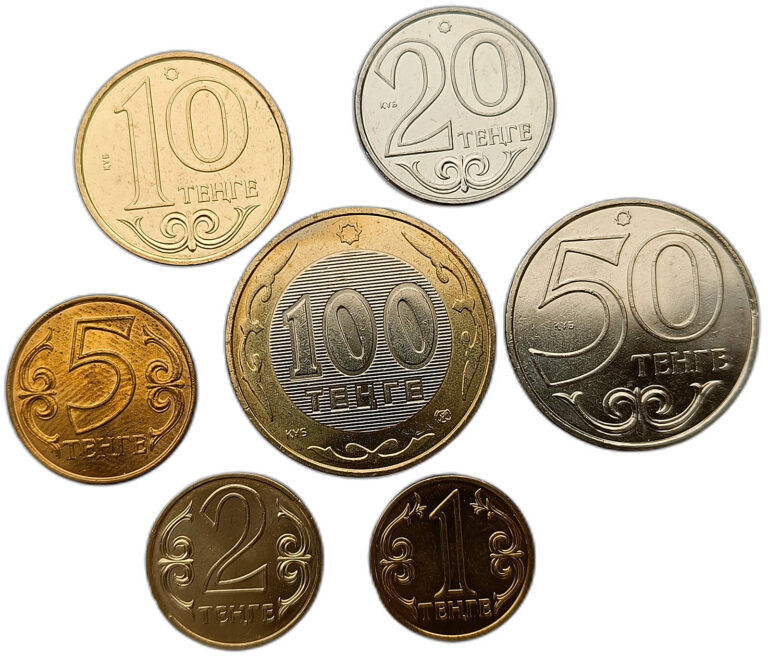 Read more about the article KAZAKHSTAN SET OF 7 COINS 1-100 TENGE 2005 – 2014 UNC