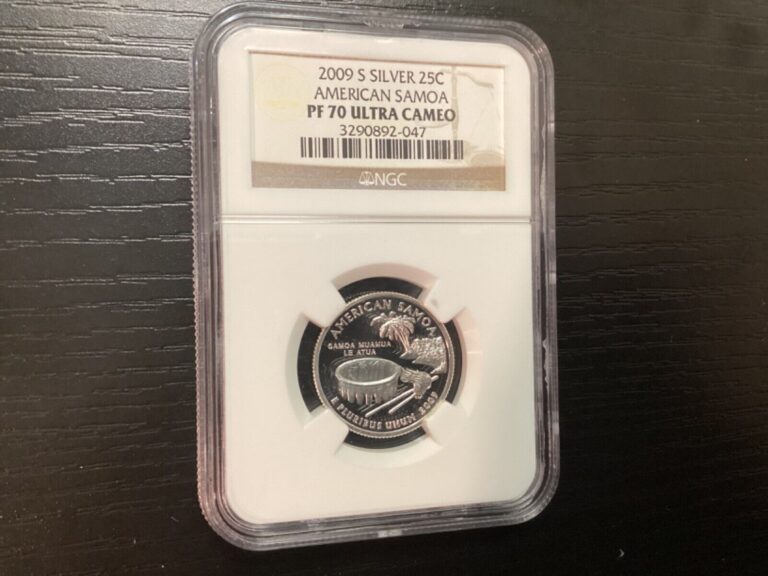 Read more about the article 2009-S 25C Silver American Samoa PF70 UCA!!